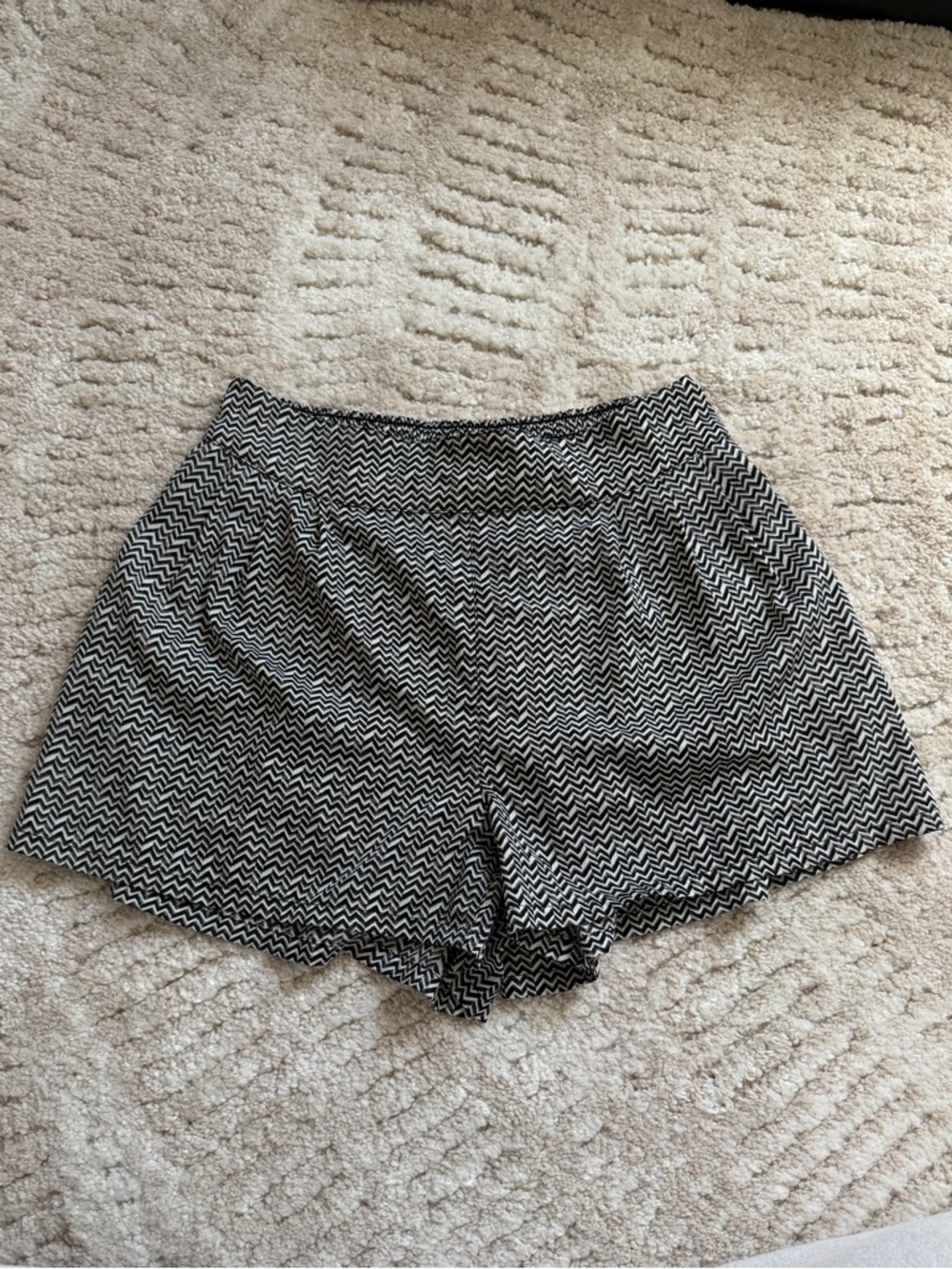American Eagle Outfitters Black and White High Waist Shorts
